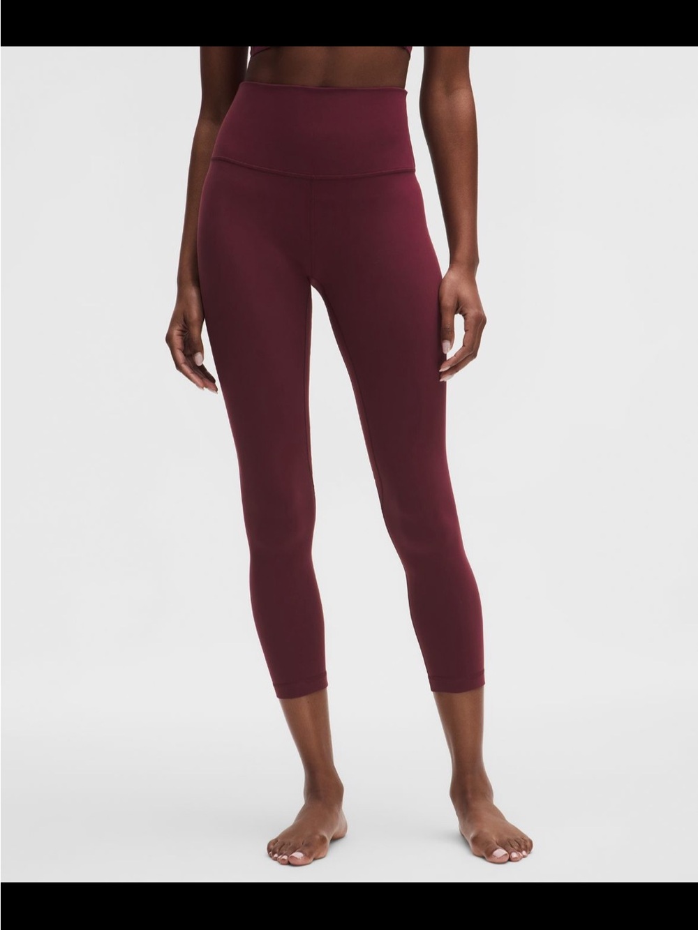Lululemon Align™ High-Rise Pant 25” – Maroon/Burgundy – Size 4